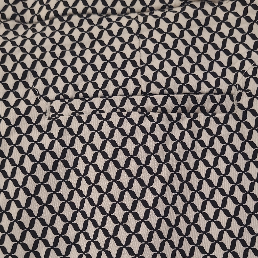 Jules & Leopold Monochrome Geometric Pants - Picture 4 of 9